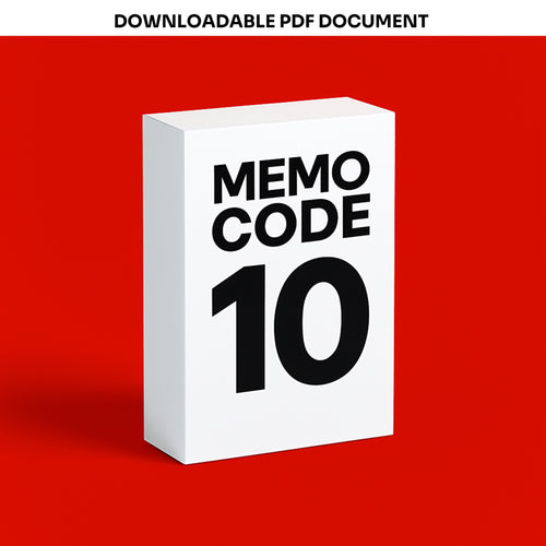 Code 10 Memo
